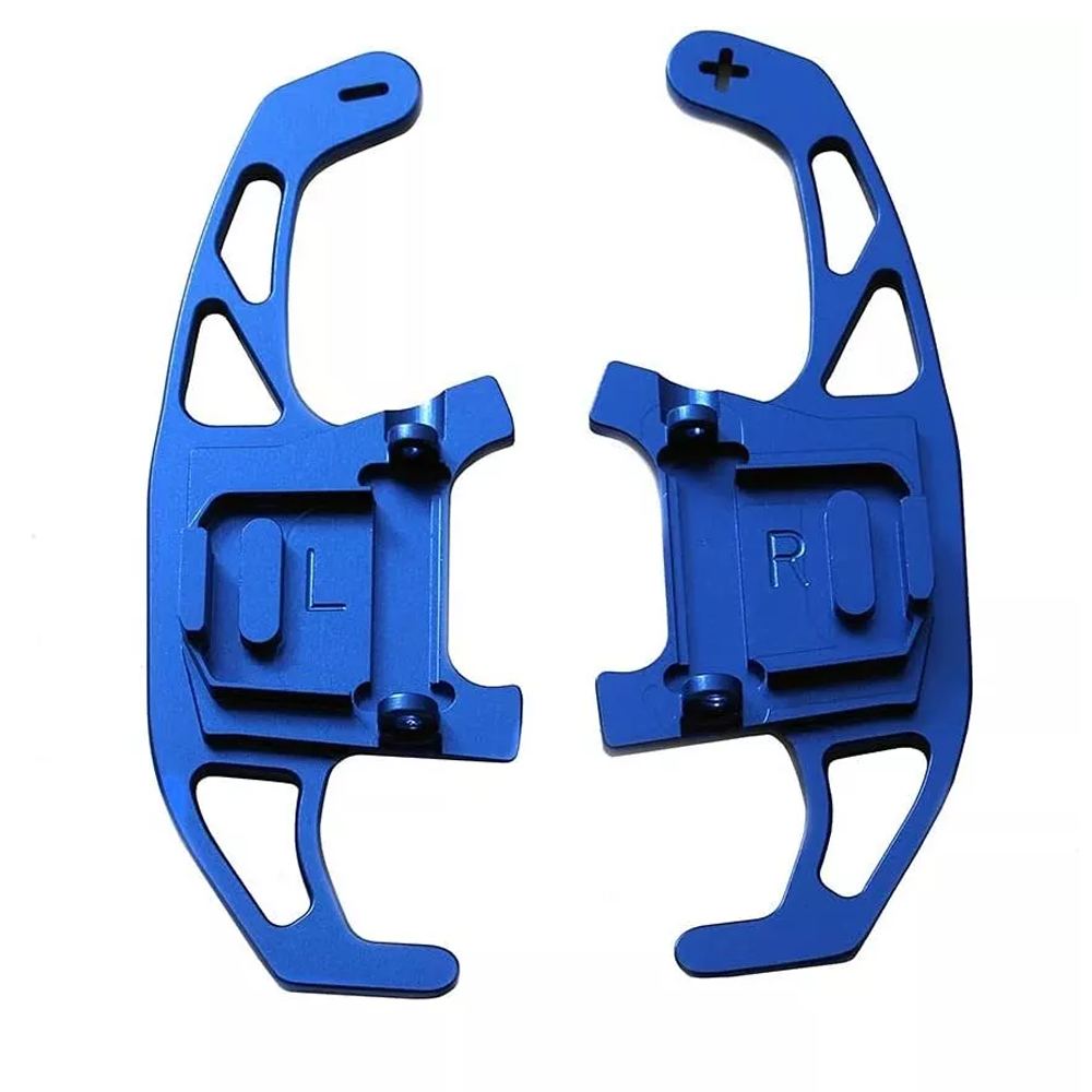 Blue Paddle Shift Extensions Shifters for VW Golf 7 MK7/7.5 GTI/GTD/R DSG