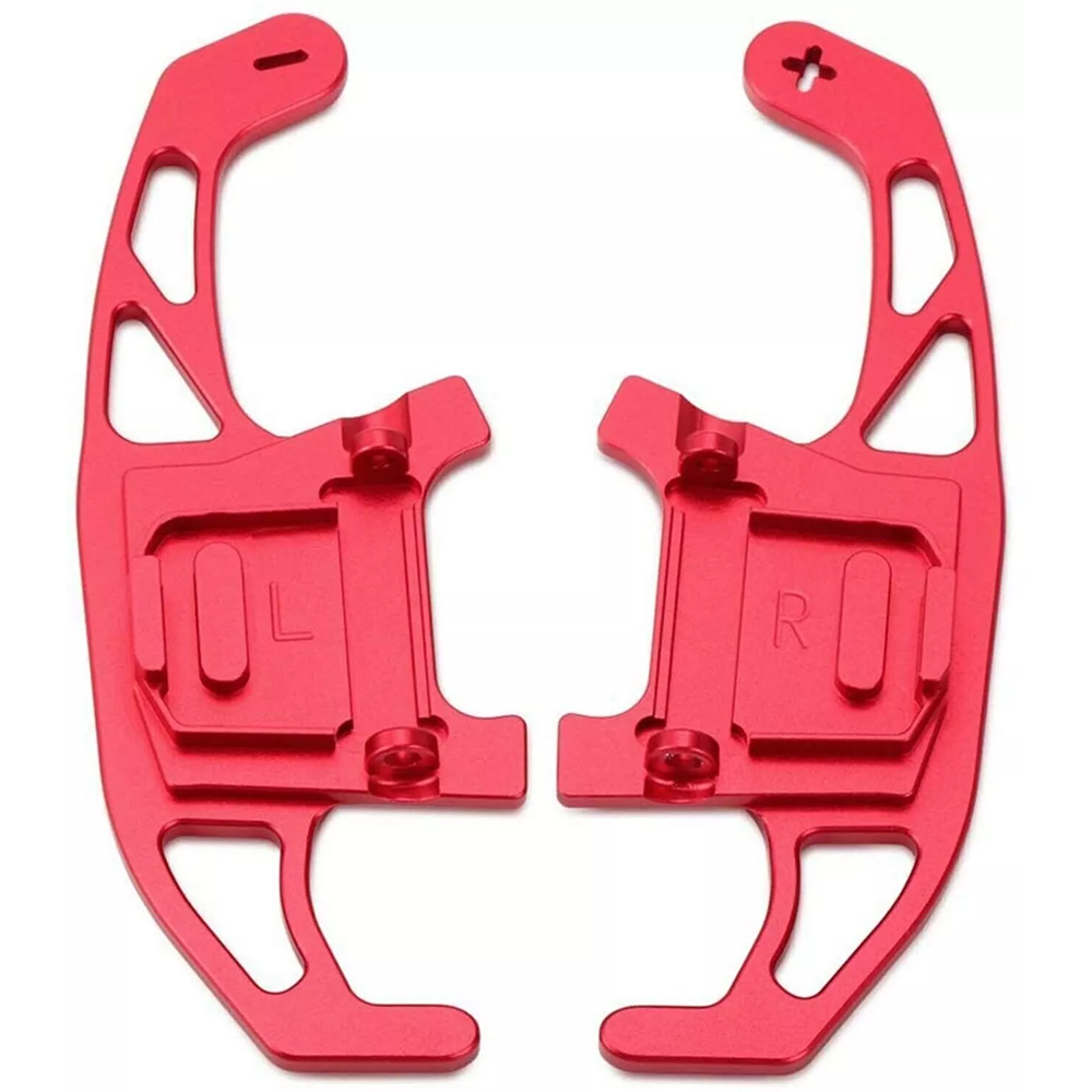 Red Paddle Shift Extensions Shifters for VW Golf 7 MK7/7.5 GTI/GTD/R DSG