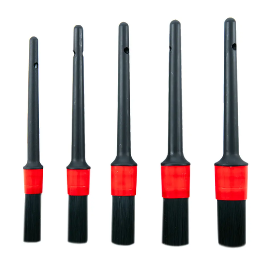 5PCS CAR DETAILING BRUSH DETAIL FOR CLEANING/WHEELS/ENGINE/EMBLEMS/AIR VENTS SET