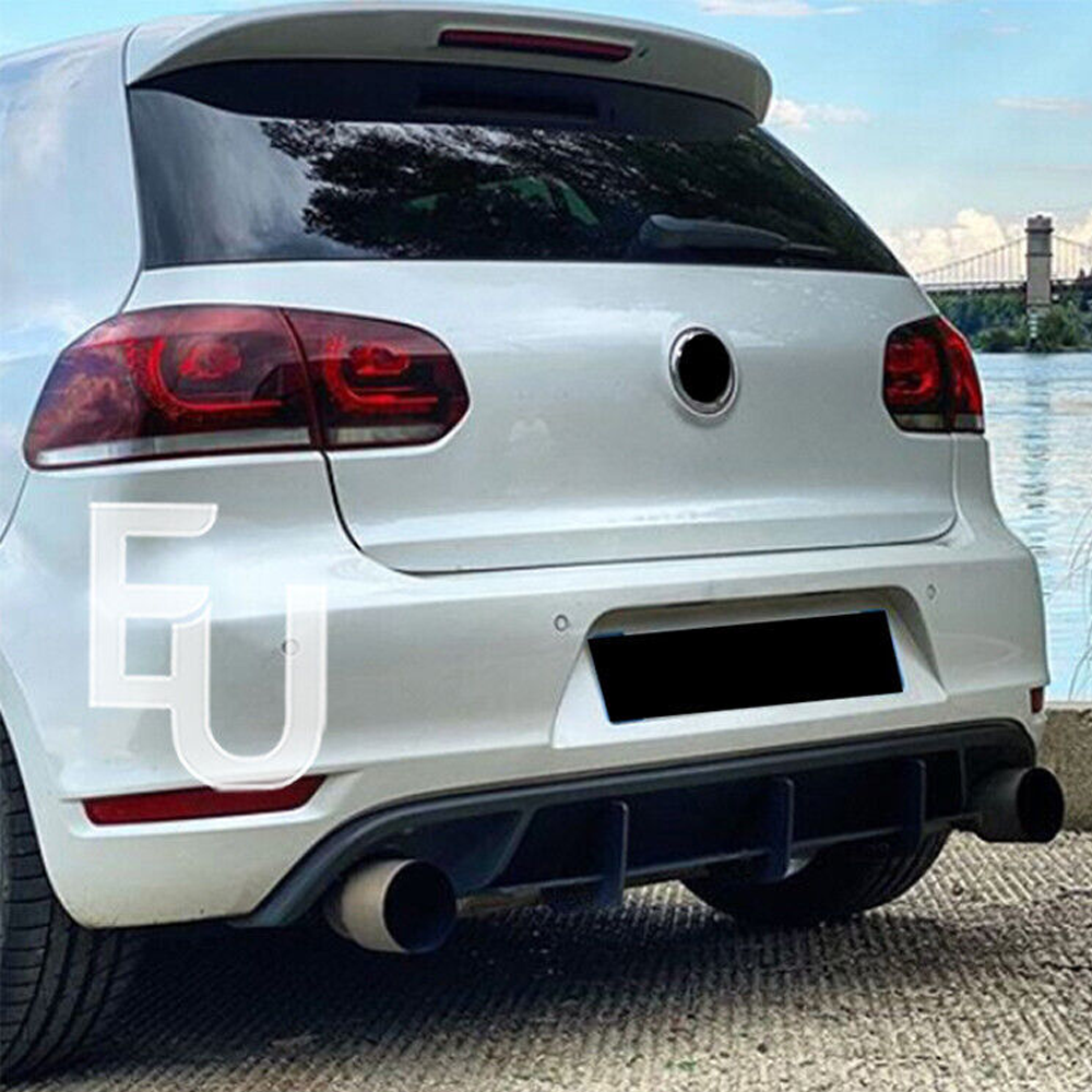 VW Golf GTI MK6 GTI Rear Blade Style Diffuser 2008-2013