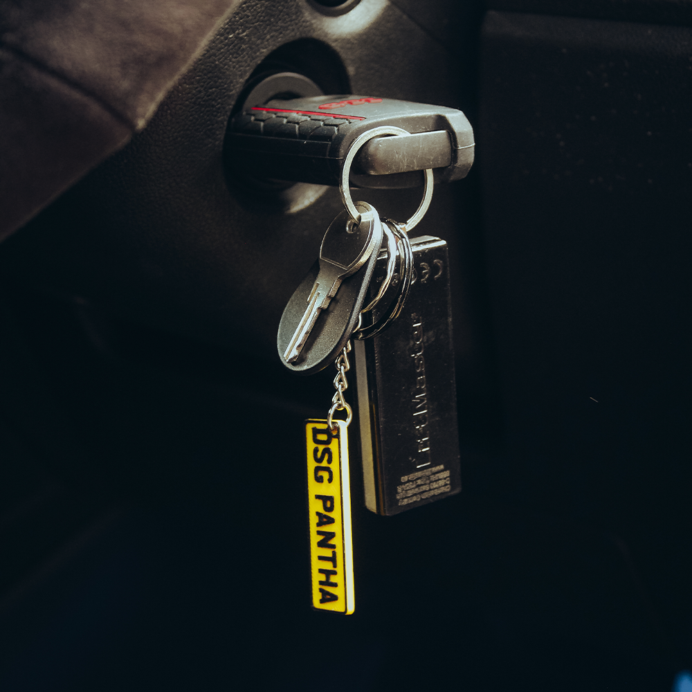 Create Your Own Number Plate Keyring