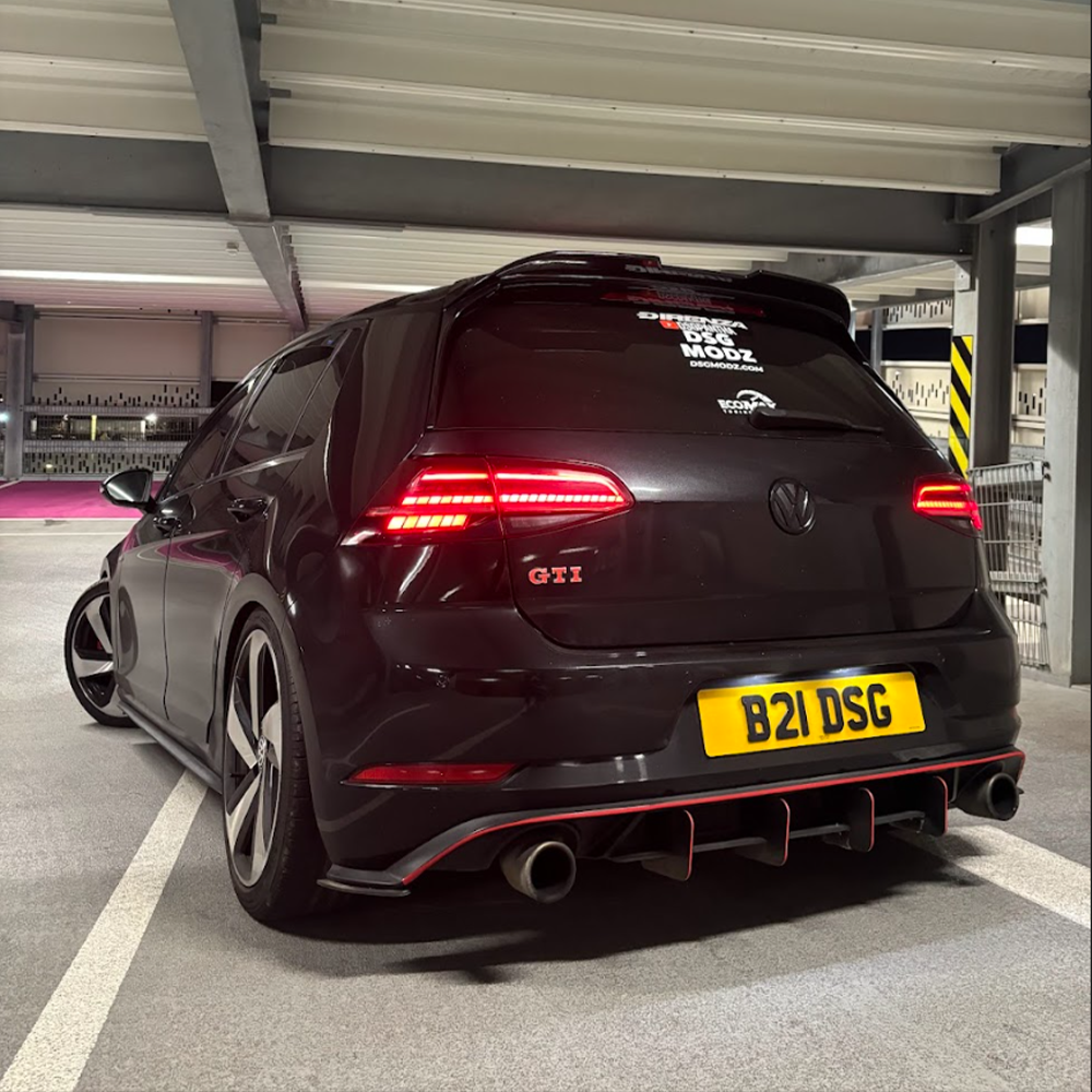 Golf GTI/R Mk7/7.5  Rear Spoiler MK8 GTI Style Gloss Black