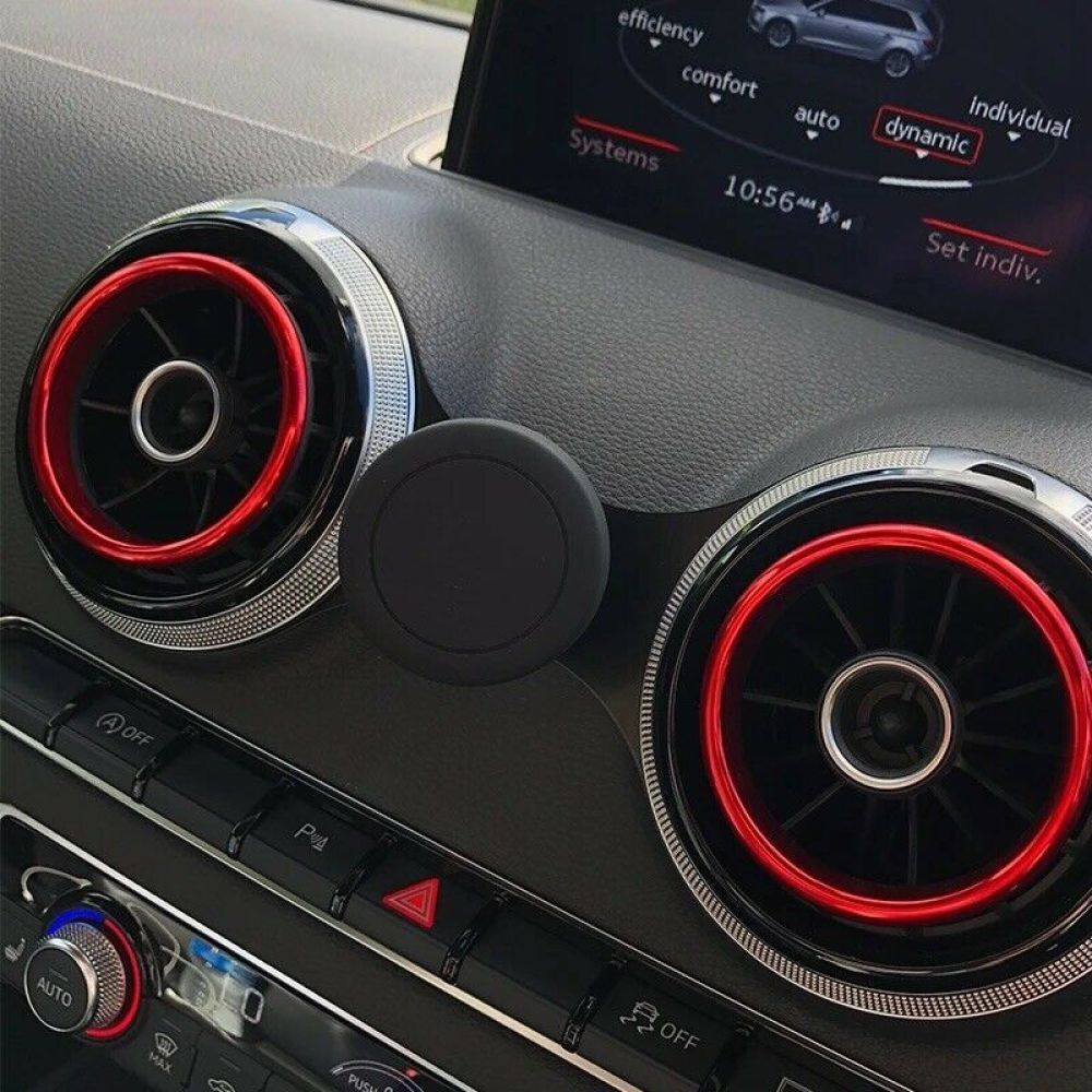 Audi A3/S3/RS3 8V RED Aluminium Vent Rings (Set of 4)