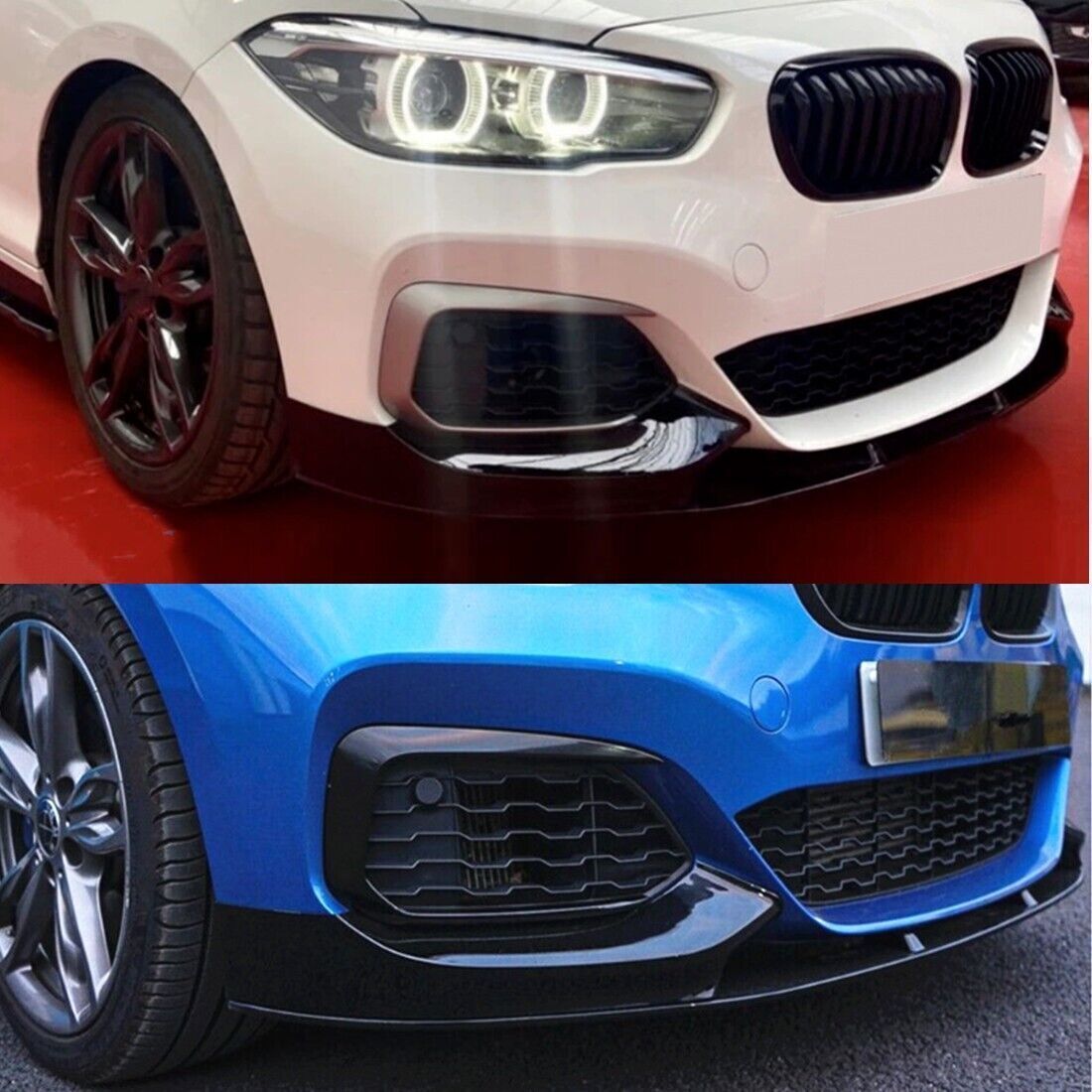 BMW 1 Series F20 F21 M140i / M135i Front Splitter Gloss Black